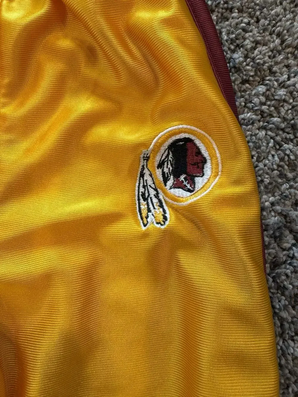 Reebok Washington Redskins Bodysuit and Pants Set Burgundy Gold